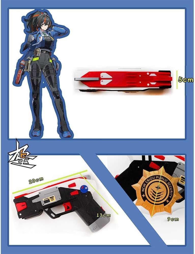 Amazon.co.jp: ゼンゼロ 朱鳶 コスプレ 道具 武器 多機能銃 PLA製 缶